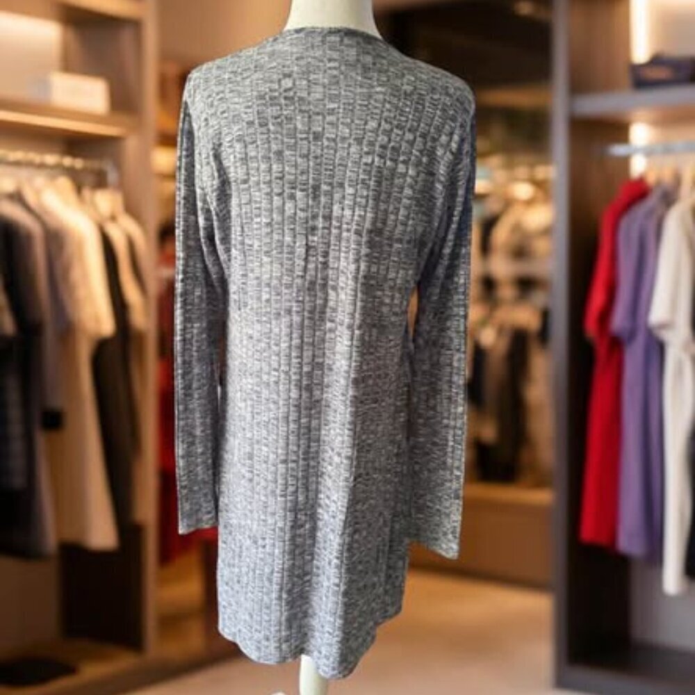 MULTI GREY LONG SWEATER - Picture 3 of 6